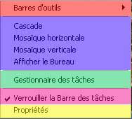 Menu contextuel